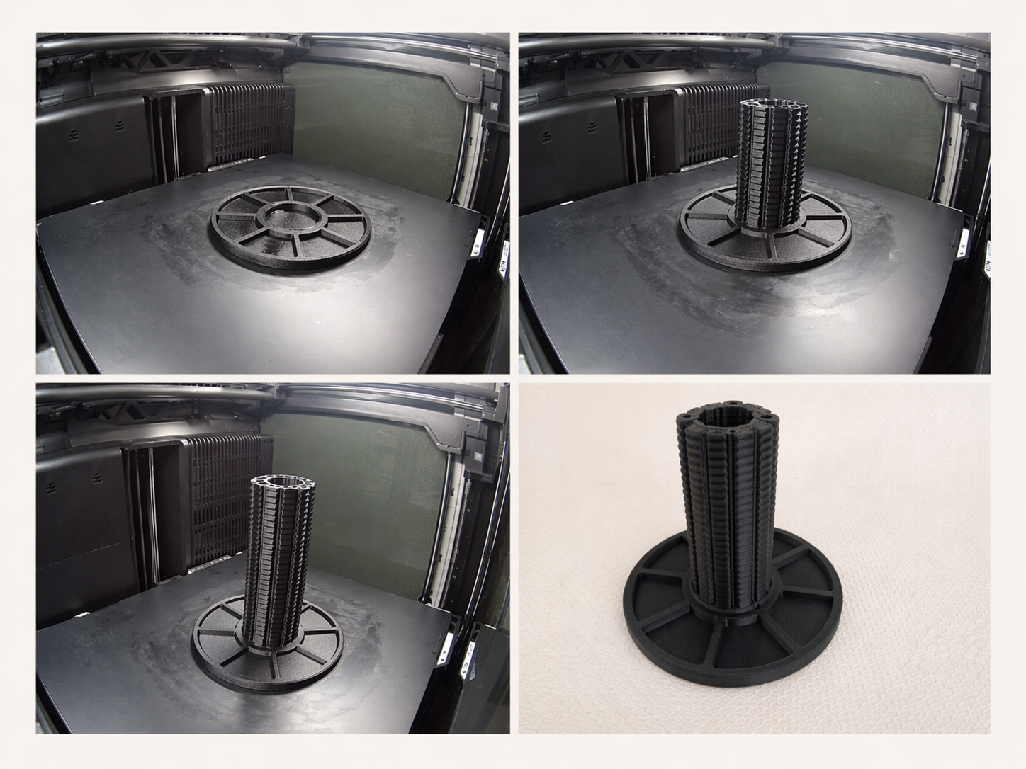 PA6-CF Seilrolle im Druckprozess